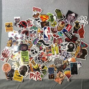 100++ Totally Random Skateboard Laptop Luggage Sport Vans Hypebeast Sticker Lot